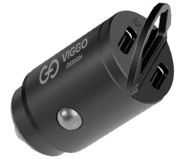 VIGGO DESIGN Ładowarka samochodowa 30W PD VIGGO DESIGN 2x TYPE-C ^ - 1467155 - zdjęcie
